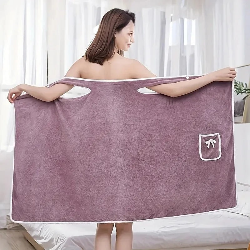 Snap Bath Towel Robe - ULTRA absorbent