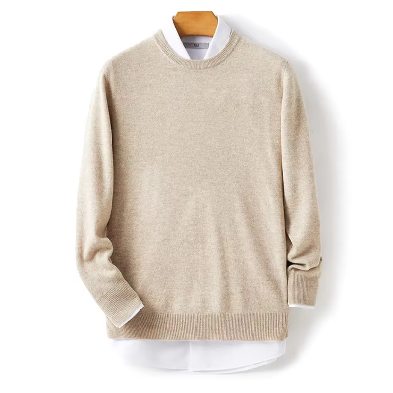 Pull col rond doux et intemporel pour Homme
