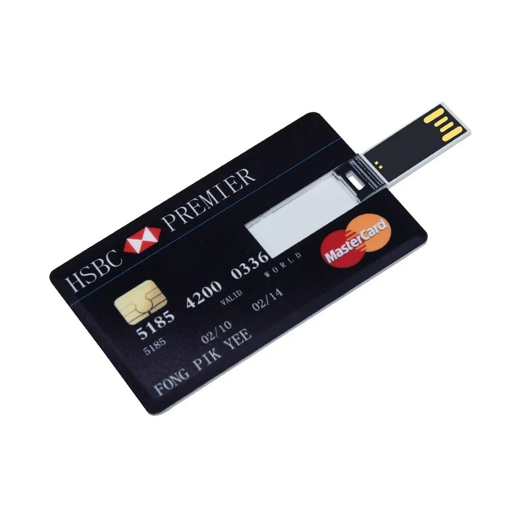 128Gb Ultra-Slim USB Flash Drive - Credit Card Size