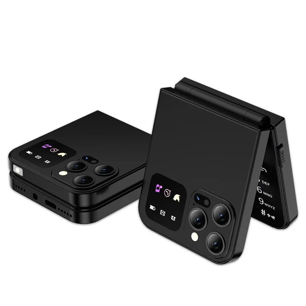 Téléphone Portable Pliable Servo A50 pro Flip - Dual Sim & Flash