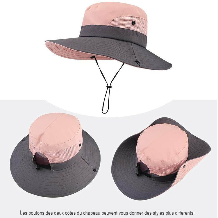 Chapeau anti-uv pliable