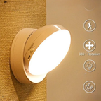 Lot de 2 Spot LED d'intérieur - amovible et détecteur de mouvement