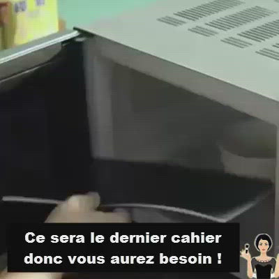 Cahier de notes réutilisable