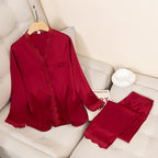 Women's Satin Pyjama Set