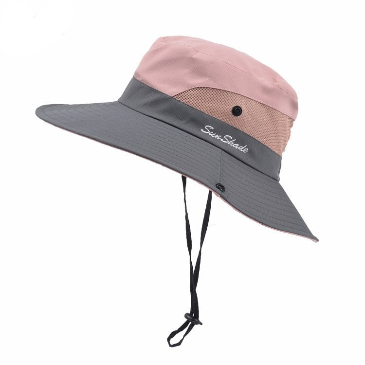 Chapeau anti-uv pliable