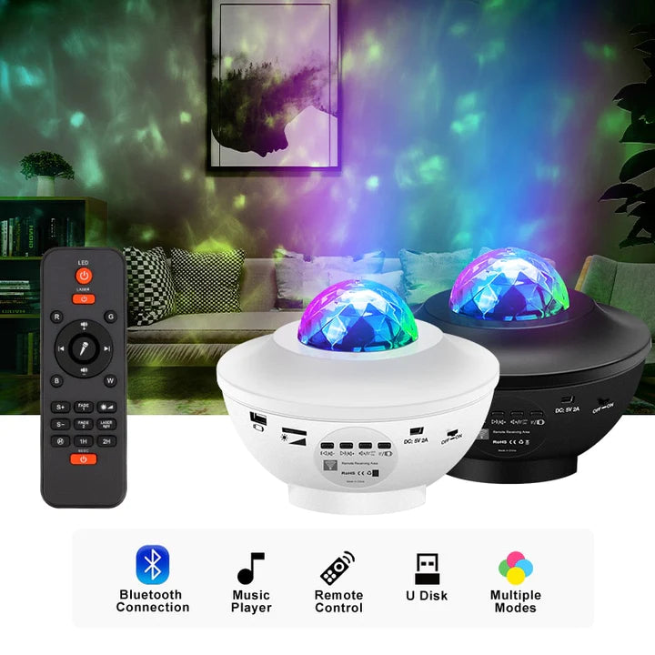 Projecteur LED Ciel étoilé - Bluetooth musique