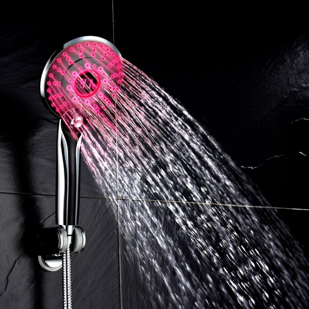 Pommeau de douche haute pression intelligent - indicateur de température