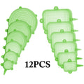 Lot de 12 Couvercles en silicone extensible