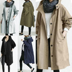 Trench-Coat Décontracté à capuche - imperméable