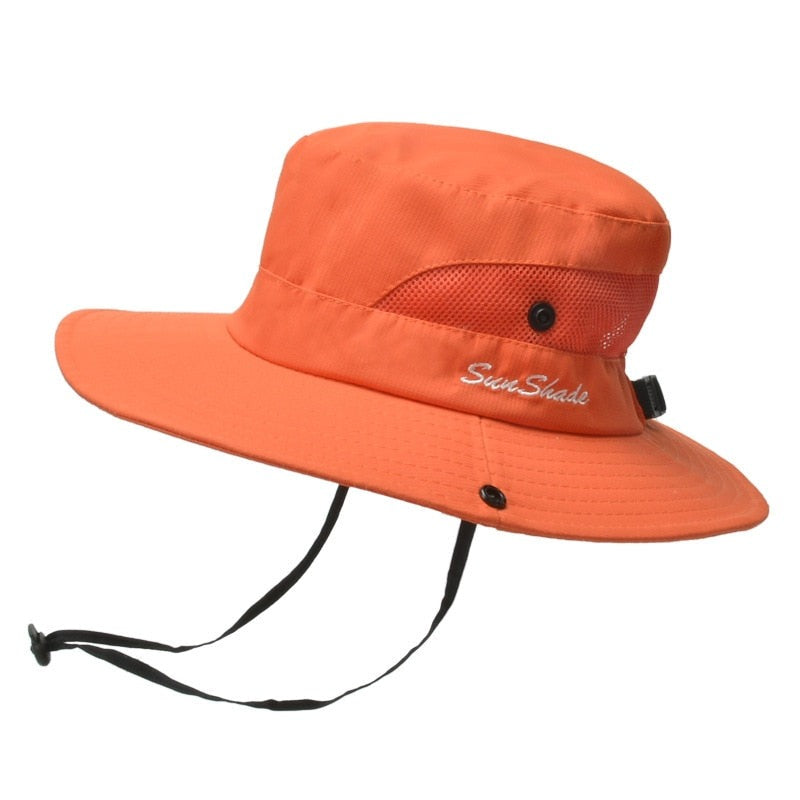 Chapeau anti-uv pliable