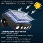 Applique murale LED solaire
