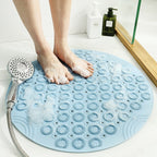 Massaging bath mat