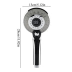 Pommeau de douche haute pression intelligent - indicateur de température