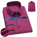 Chemise confortable en coton extensible
