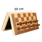 Wooden chess set - magnetic