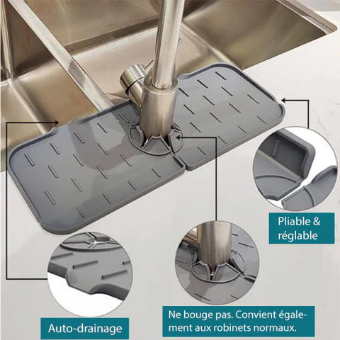 Tapis de robinet en silicone
