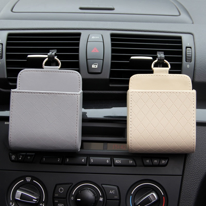 2x Mini boîtes de rangement pour voiture