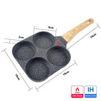 EASY COOK - Poêle à 4 compartiments antiadhésive