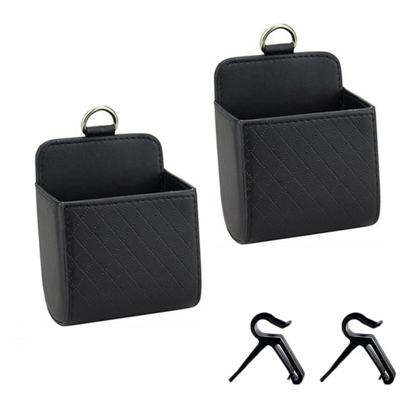 2x Mini boîtes de rangement pour voiture