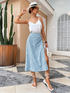 Falda con abertura estilo boho - Colección 2023