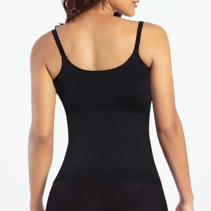 Débardeur Gainant Femme - Tissu Stretch Respirant, Bretelles Ajustables, Effet Ventre Plat Et Taille Marquée - Pour Tous Les Jours, Sport Ou Soirée