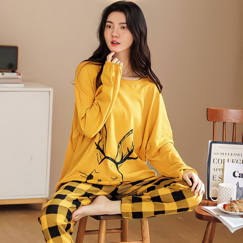 Pyjama à motifs amusants pour femme