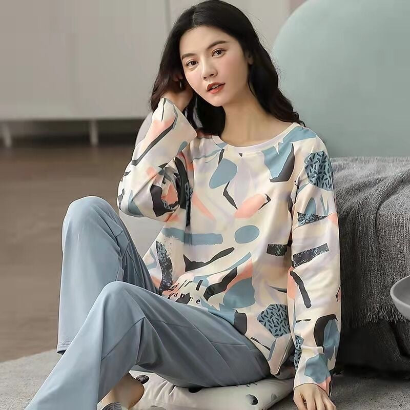 Pyjama à motifs amusants pour femme