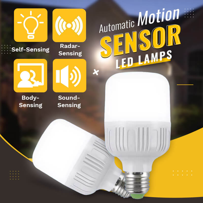 2 x Ampoule LED détection audio et mouvement – GadgetBox