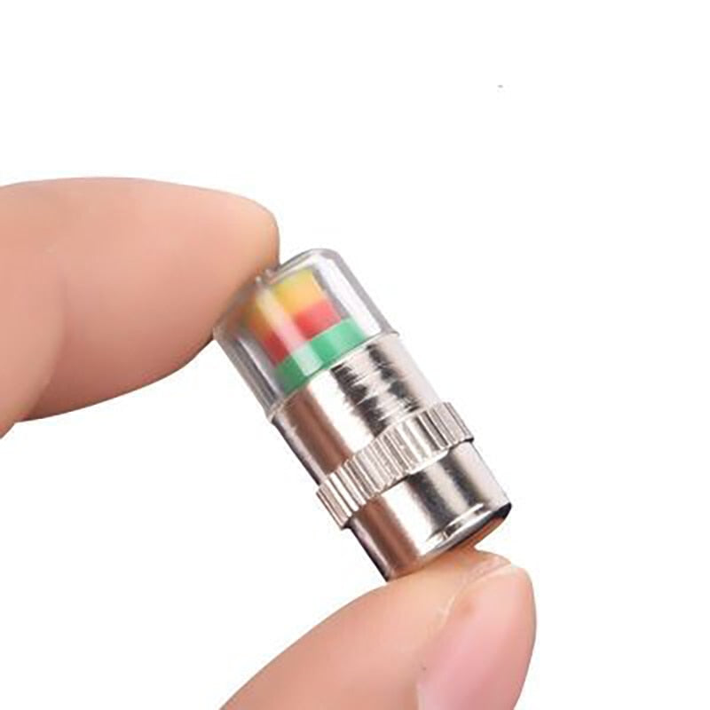 4x Bouchon de valve avec témoin de pression